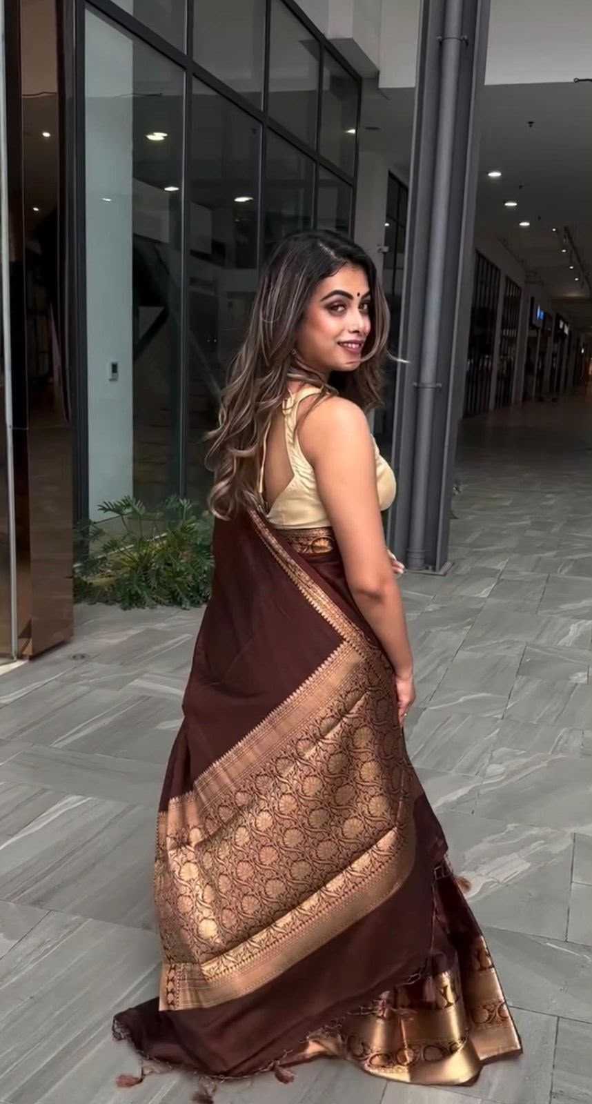 Lichi Silk Jacquard Saree