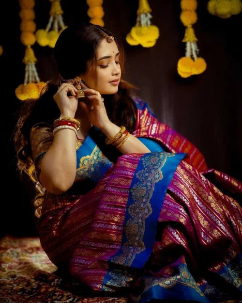 Lichi Silk Soft Saree 6088