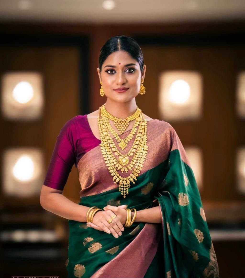 Lichi Silk Party Wear Saree