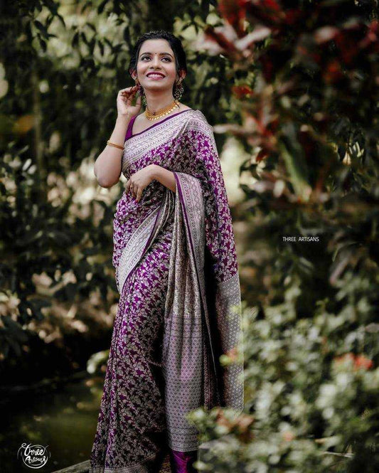 Lichi Silk Designer Saree