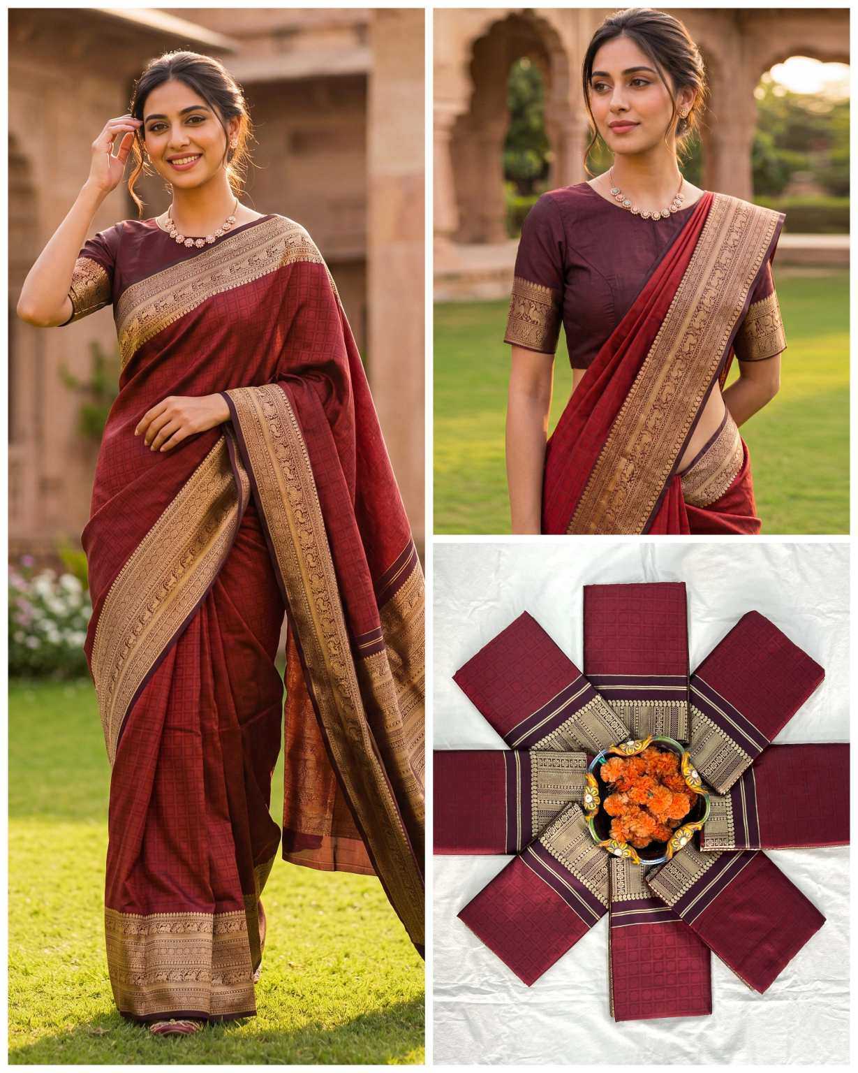 Lichi Silk Soft Saree