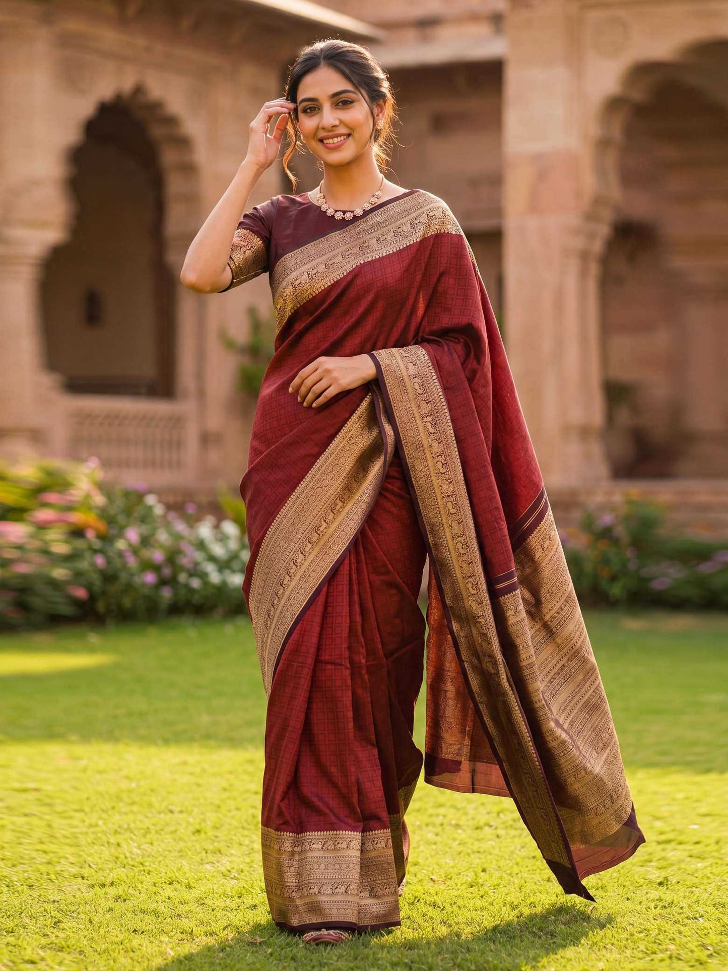 Lichi Silk Soft Saree