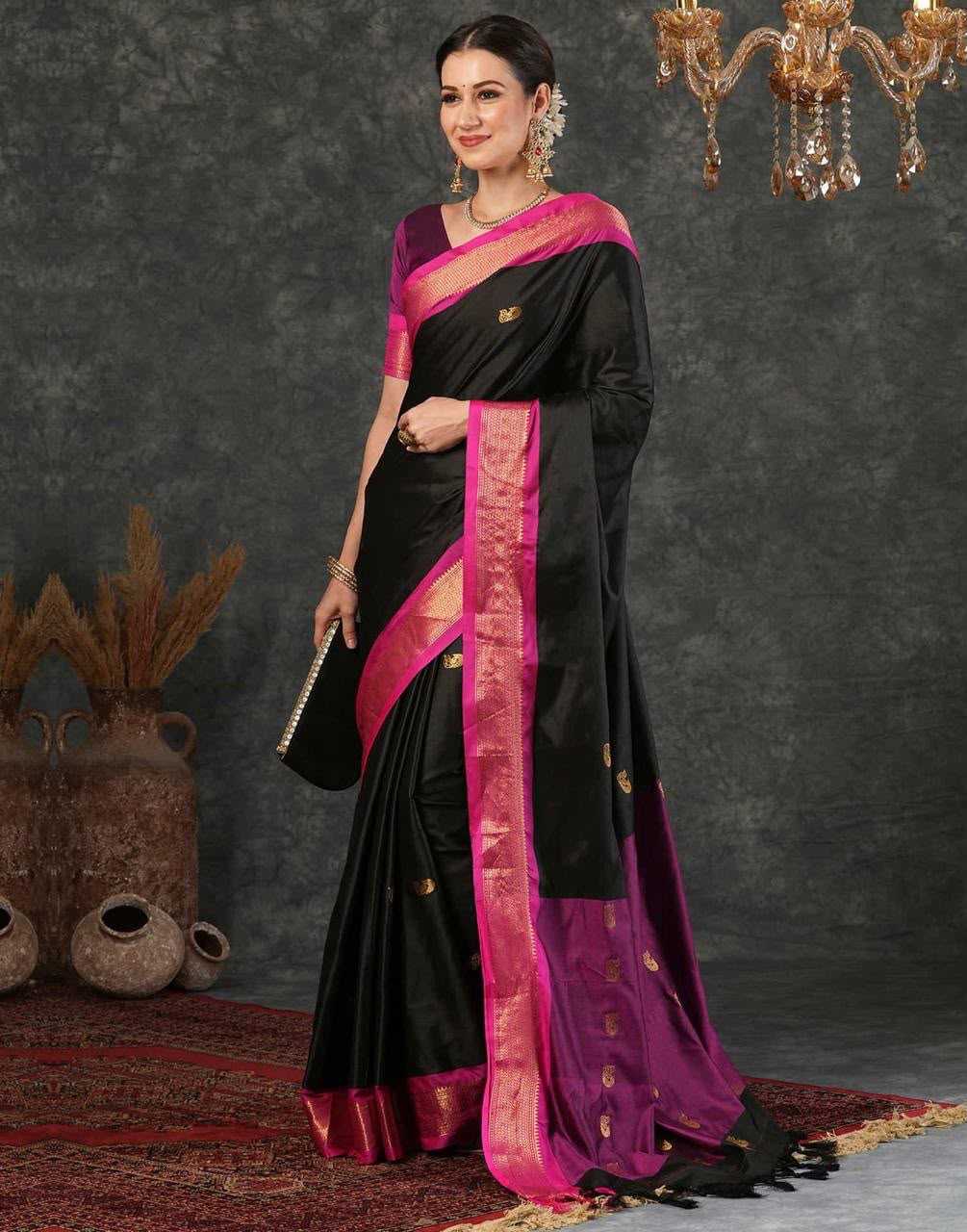 Lichi Silk Designer Saree