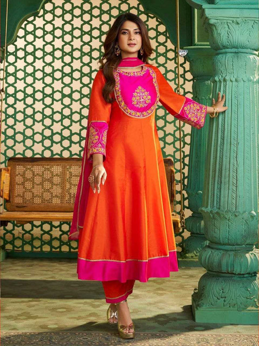 Chanderi Cotton Designer Kurti