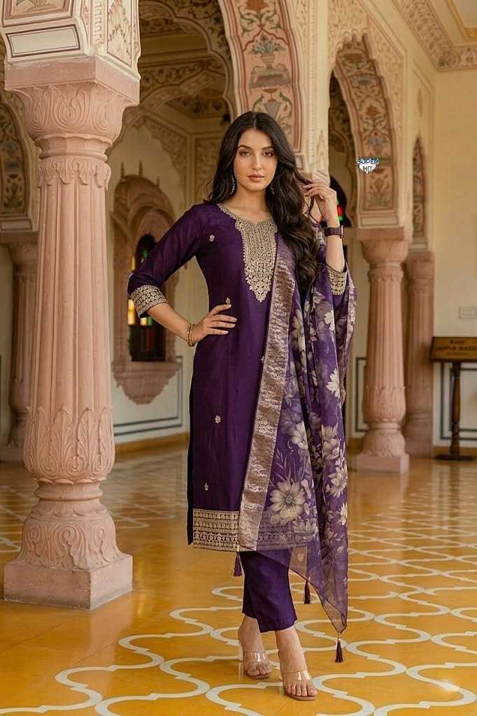 Viscose Chanderi Designer Kurti