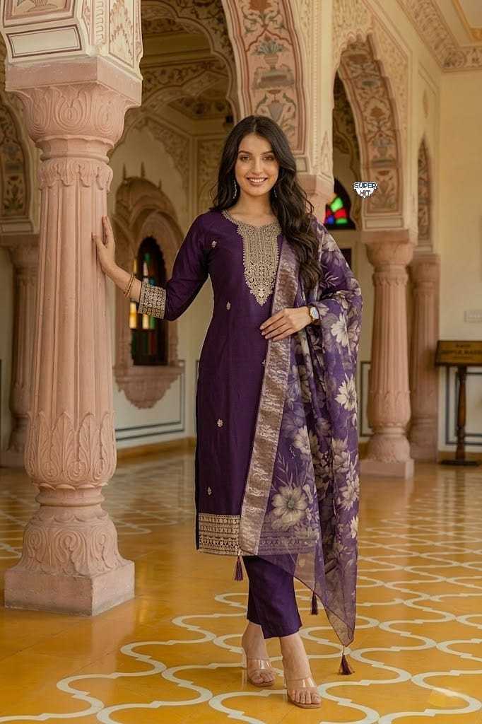 Viscose Chanderi Designer Kurti