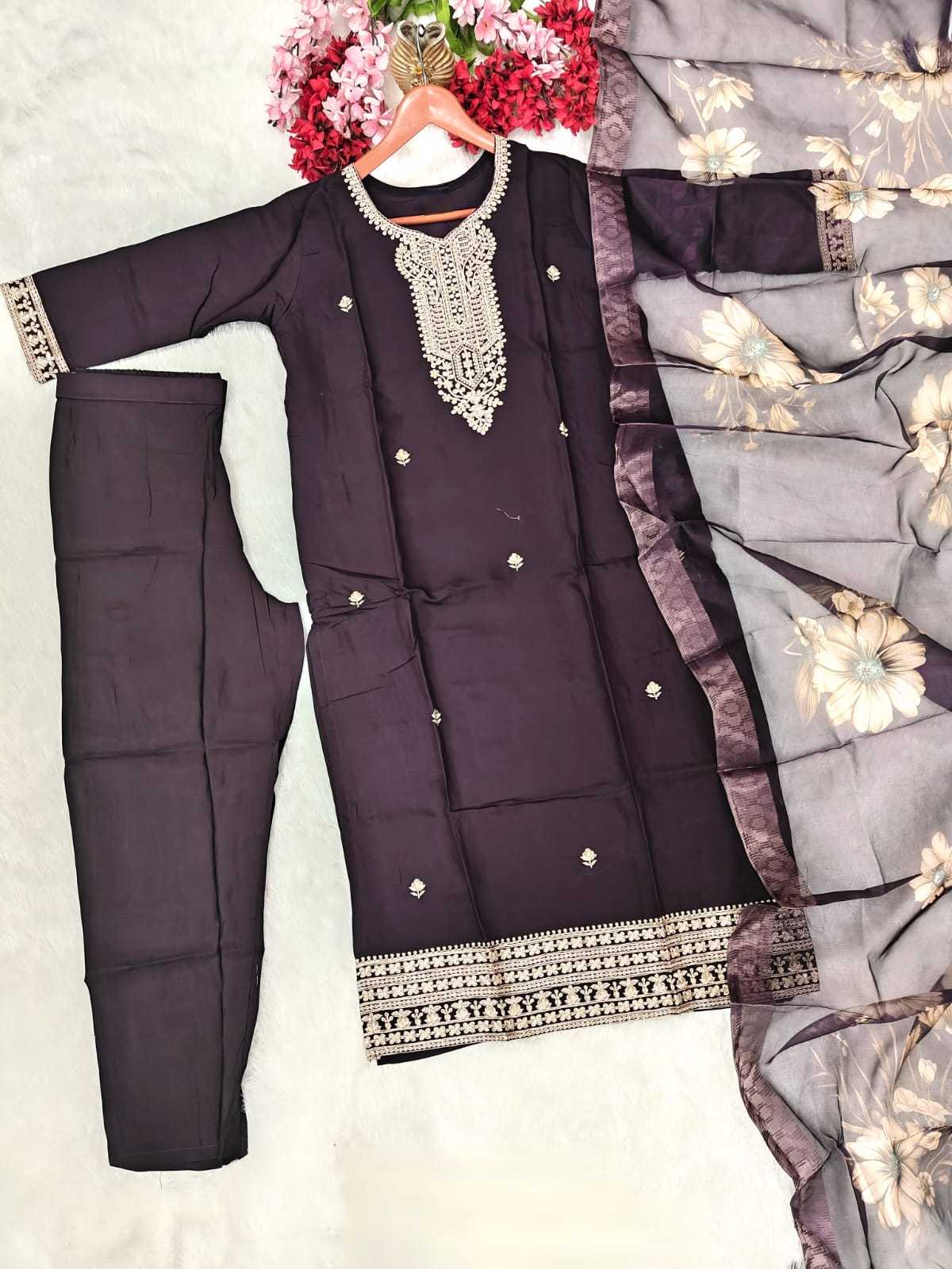 Viscose Chanderi Designer Kurti