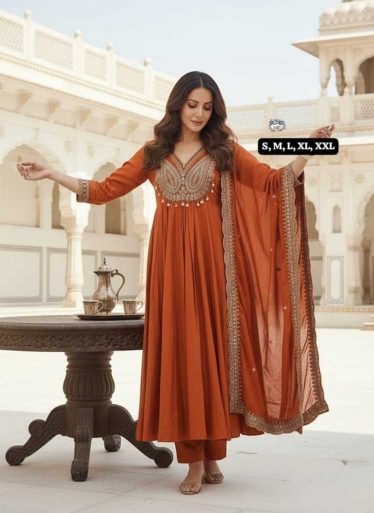 Vichitra Silk Designer Kurti 2133