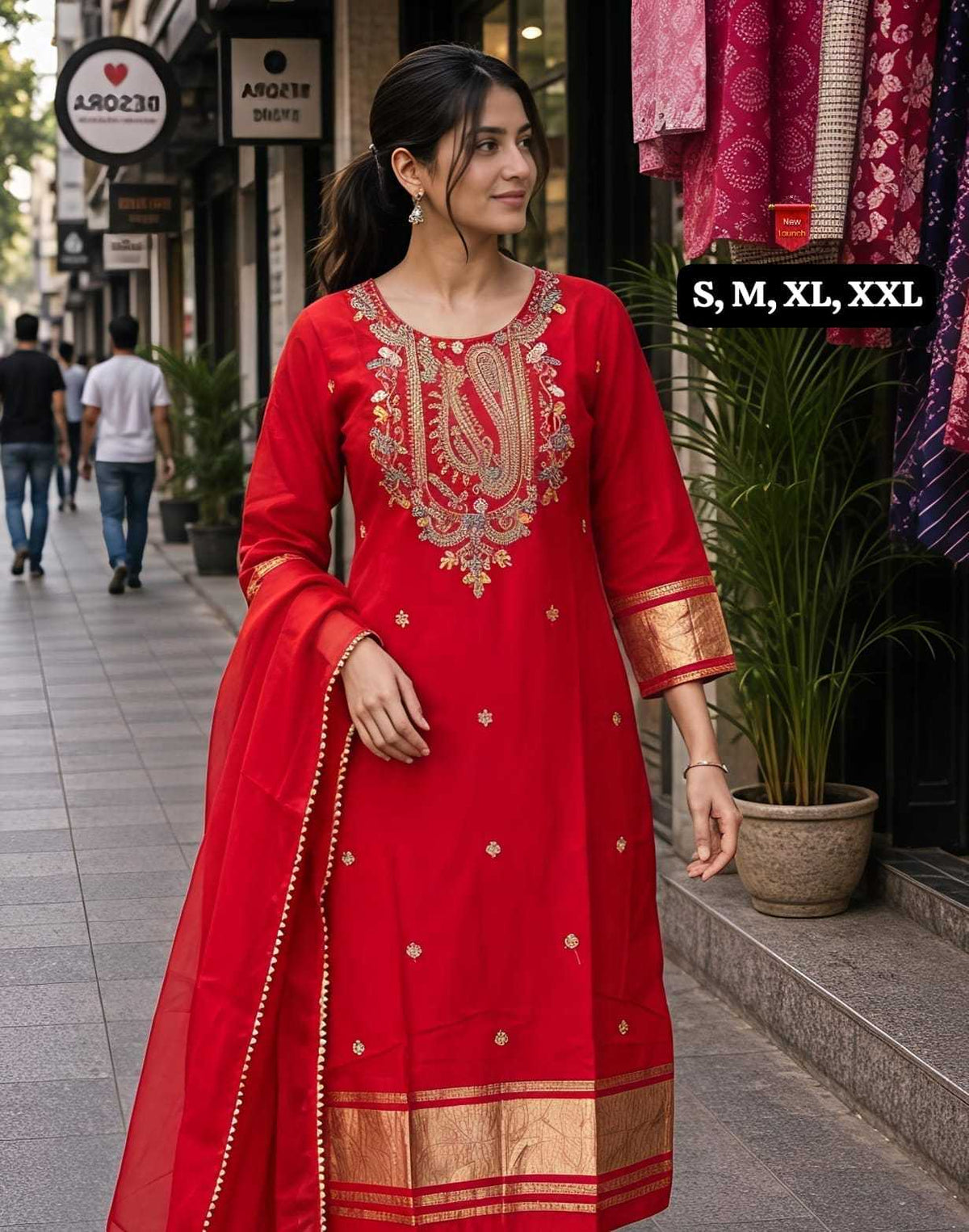 Viscose Party Wear Kurti 2135