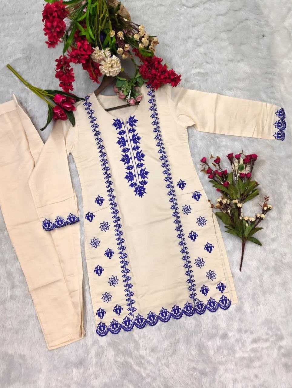 Chanderi Silk Festive Kurti