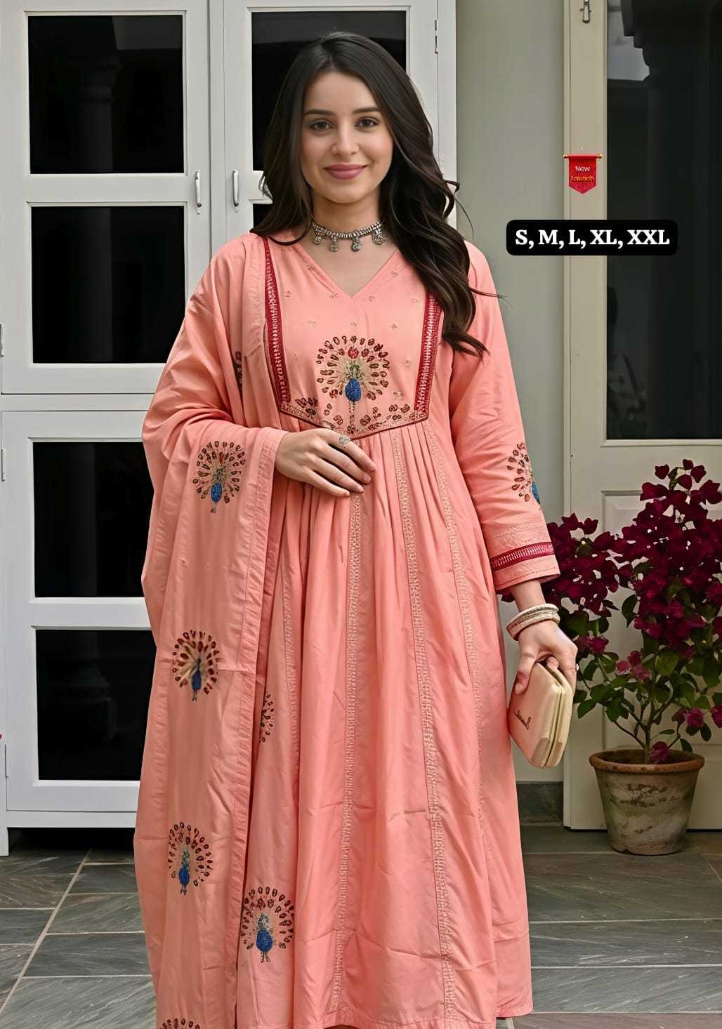 Chanderi Silk Designer Kurti