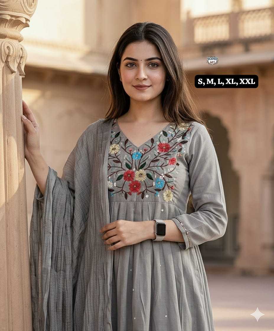 Viscose Embroidery Suit