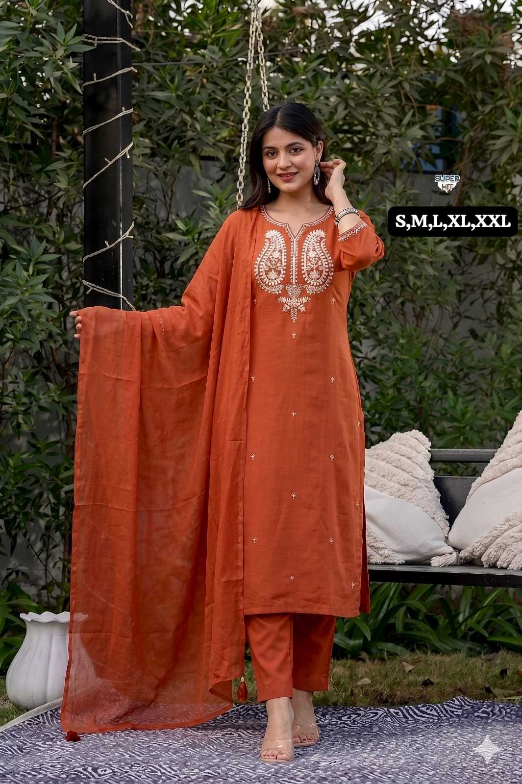 Chanderi Silk Party Wear Kurti