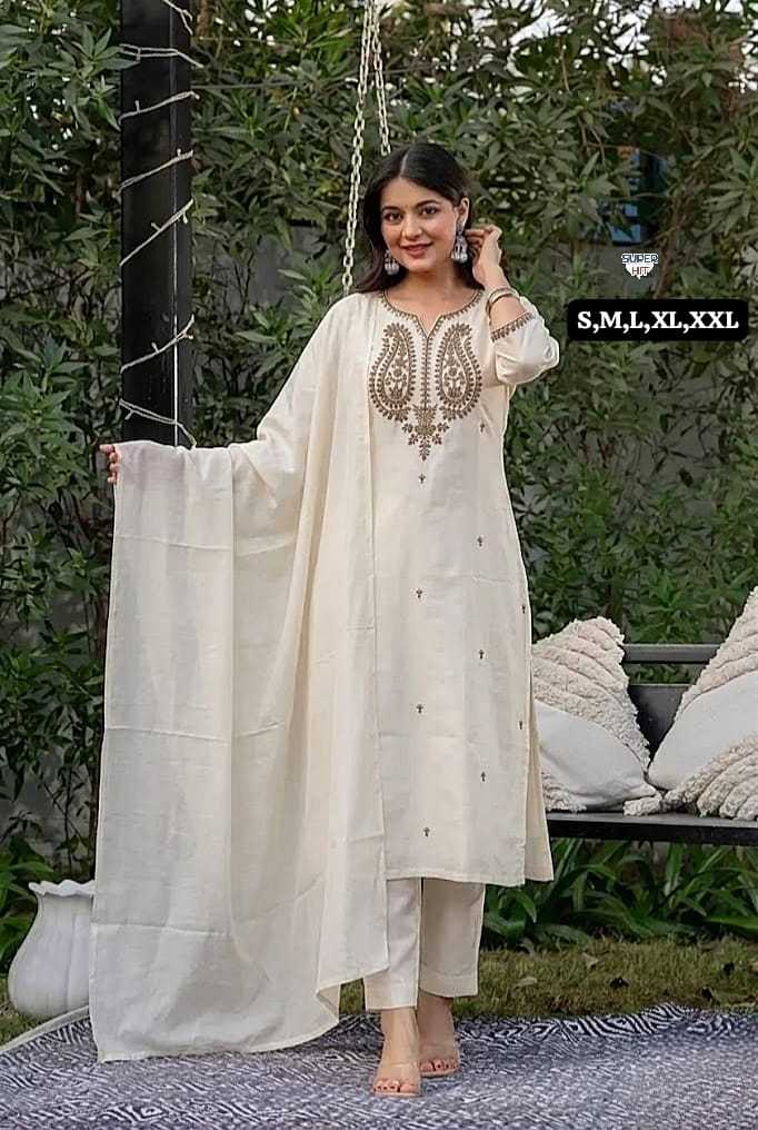Chanderi Silk Party Wear Kurti