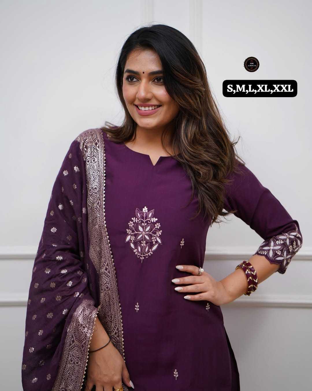 Chanderi Soft Designer Kurti in Cream