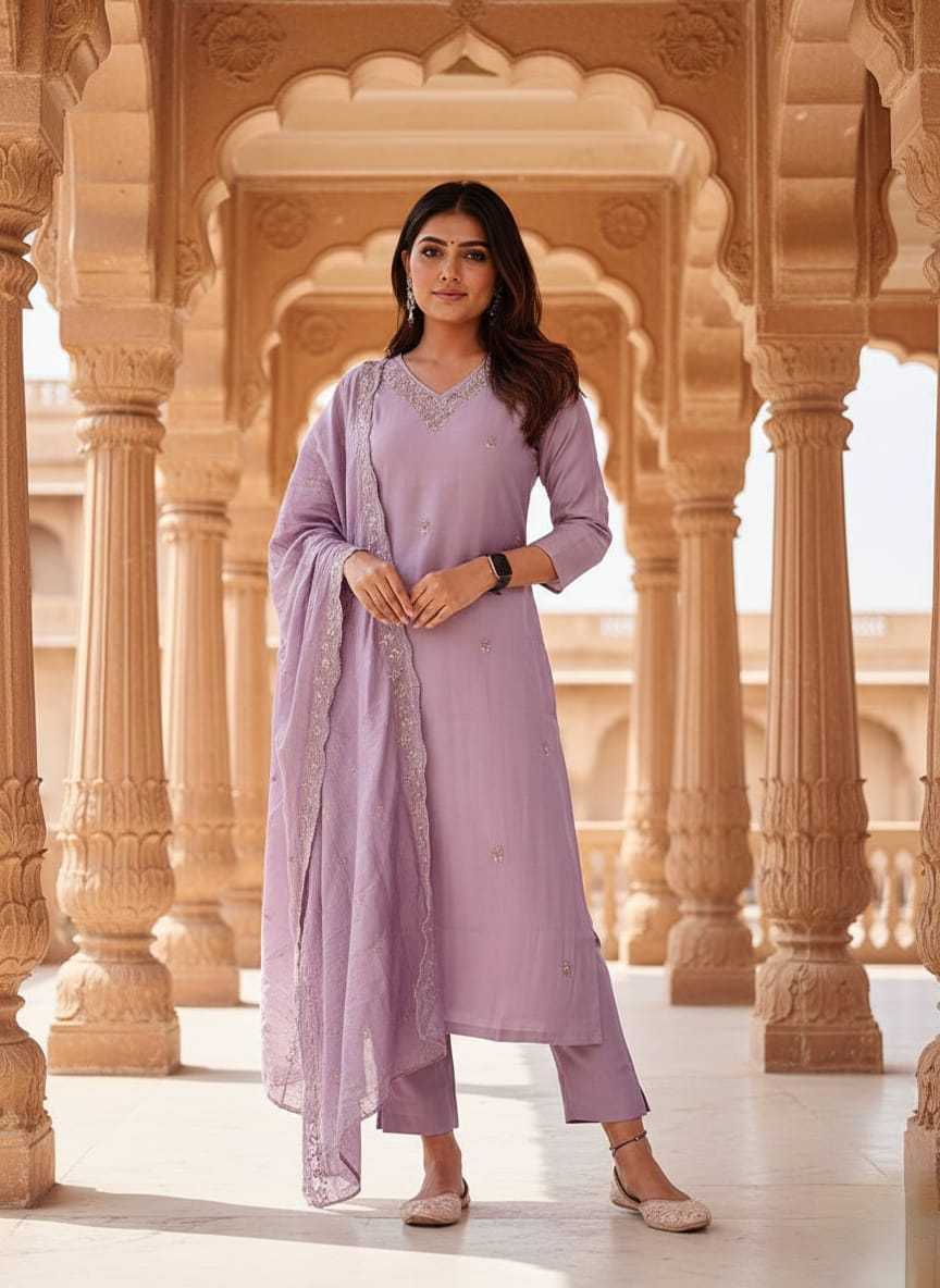 Viscose Designer Kurti in Baby Pink