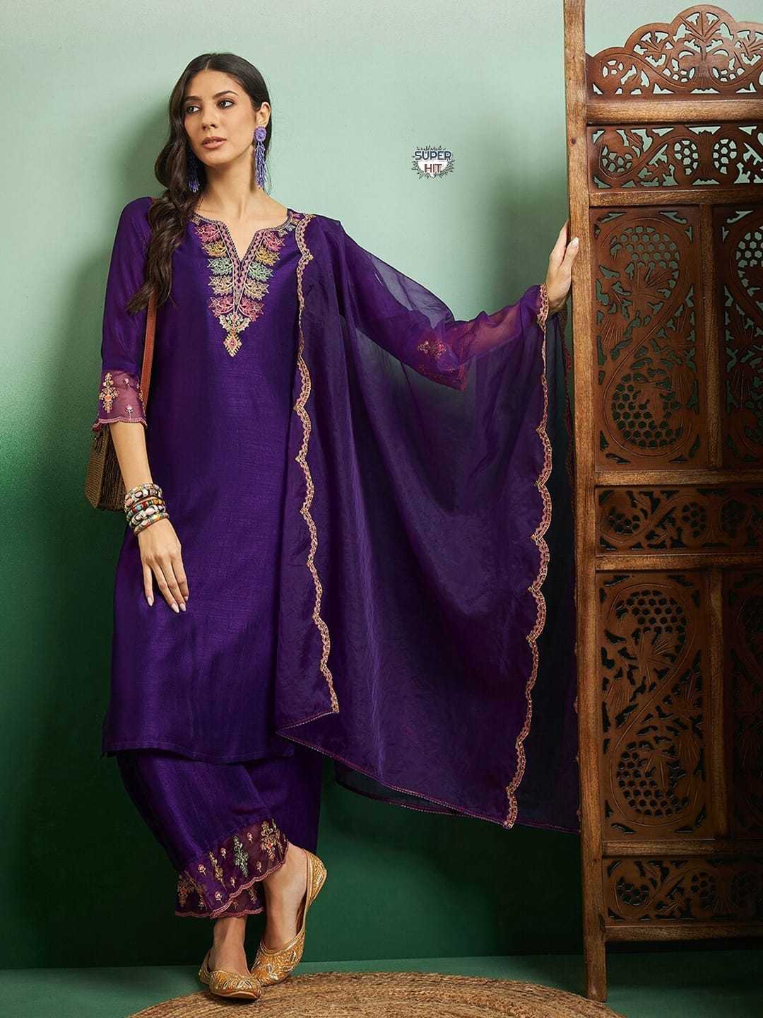 Viscose Chanderi Party Wear Kurti