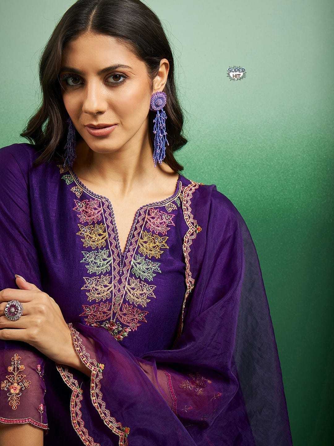Viscose Chanderi Party Wear Kurti