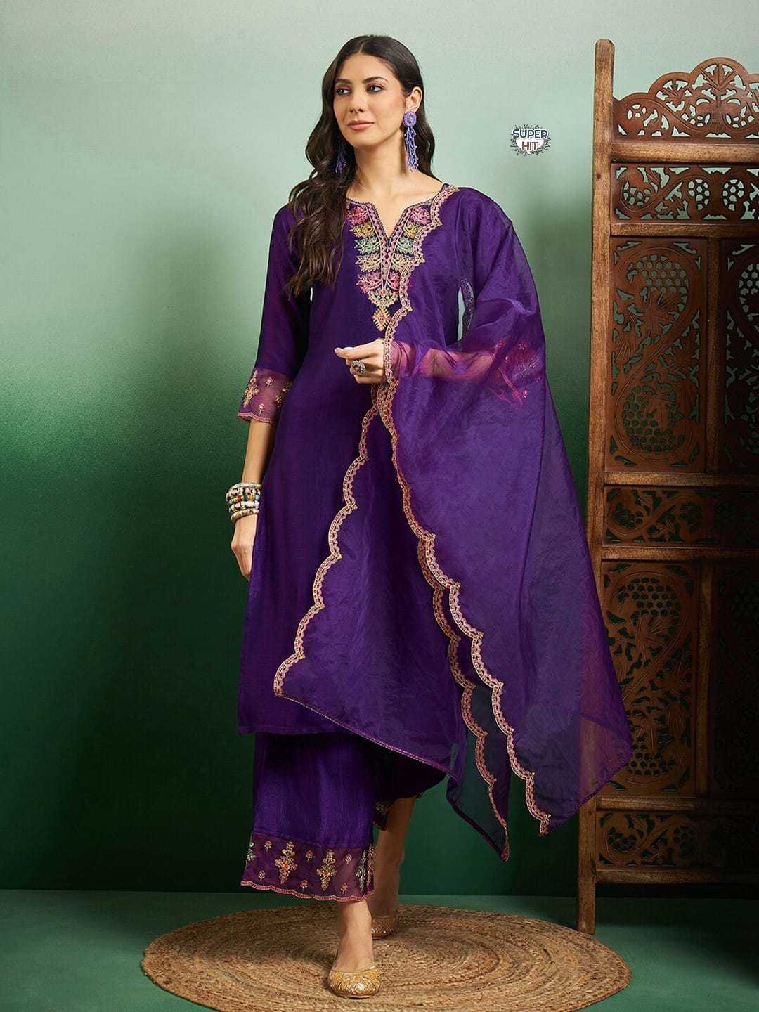 Viscose Chanderi Party Wear Kurti