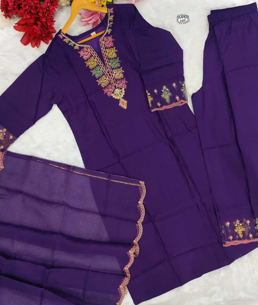 Viscose Chanderi Party Wear Kurti