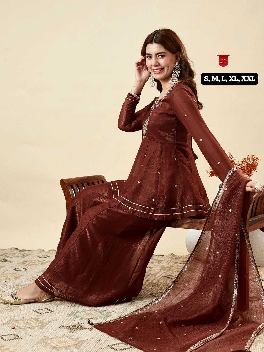 Aalina Silk Party Wear Kurti