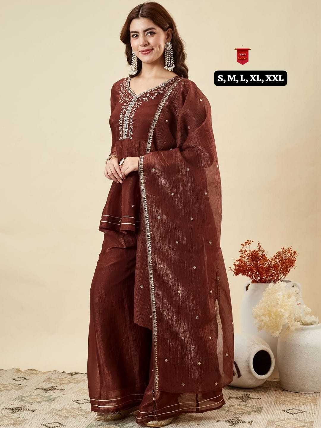 Aalina Silk Party Wear Kurti