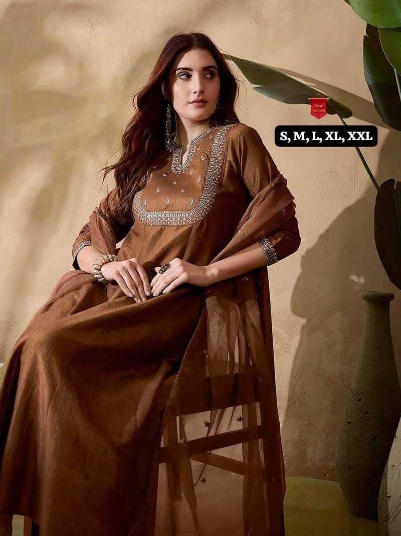 Aaratrika Vichitra Silk Designer Kurti