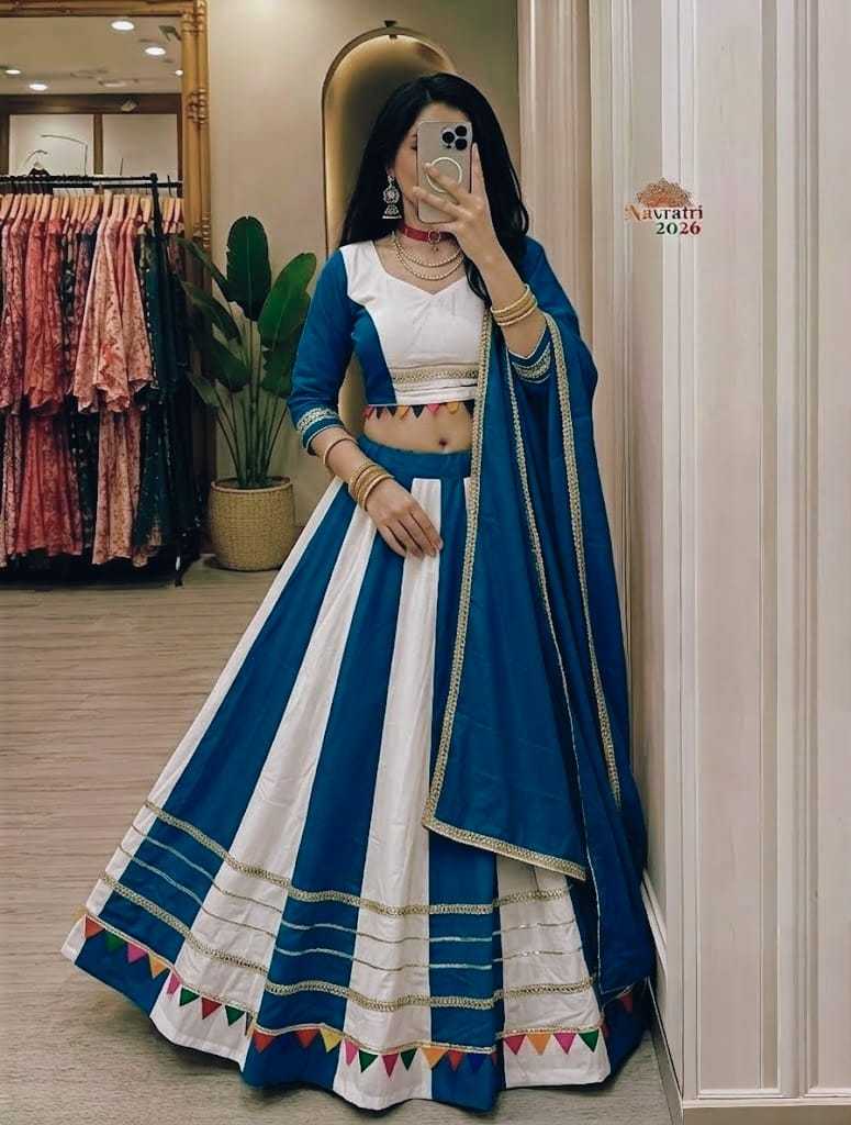 Aditi Heavy Roman Silk Designer Lehenga