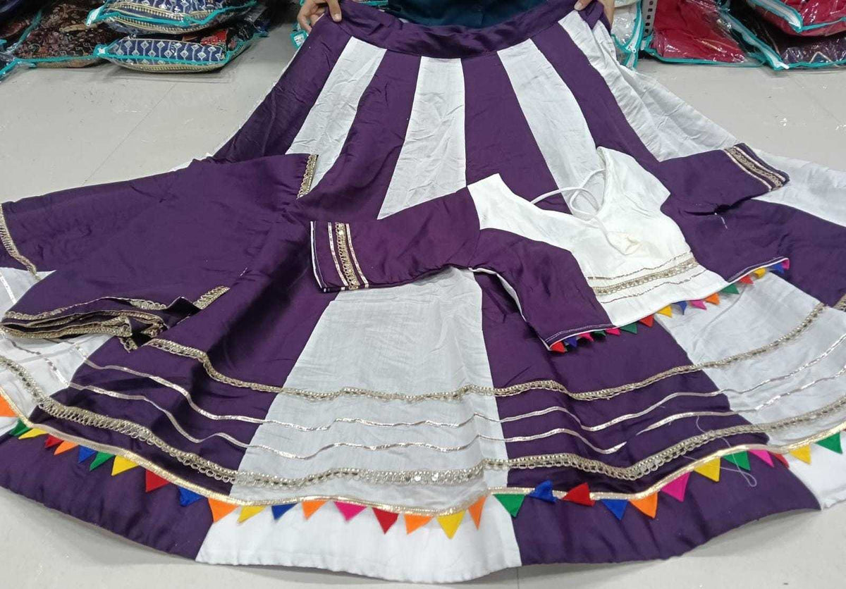 Aditi Heavy Roman Silk Designer Lehenga