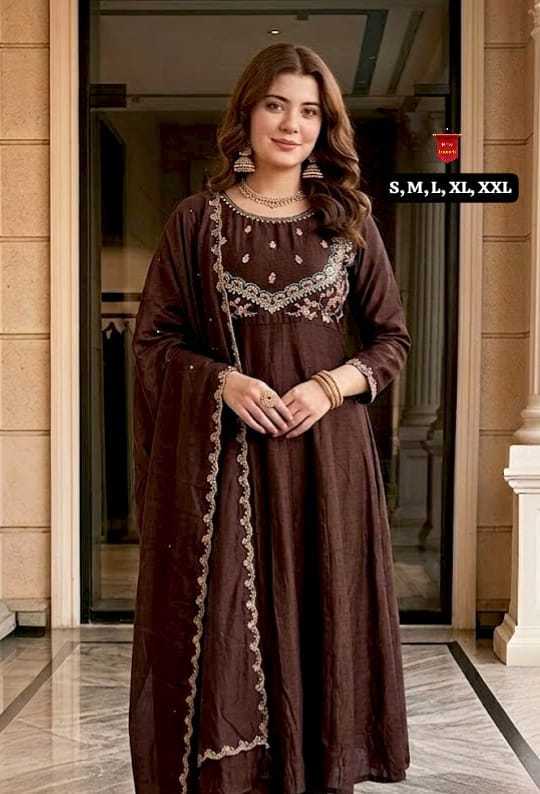 Aishvika Vichitra Silk Designer Kurti