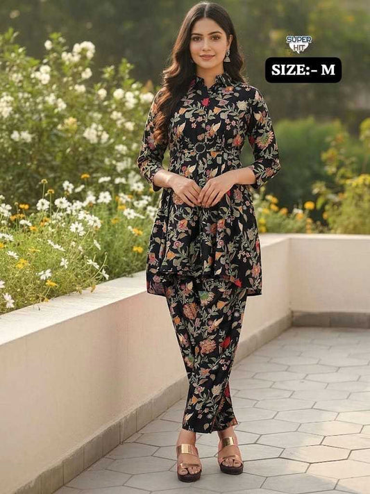 Alif Laila Chanderi Silk Co-ord Set