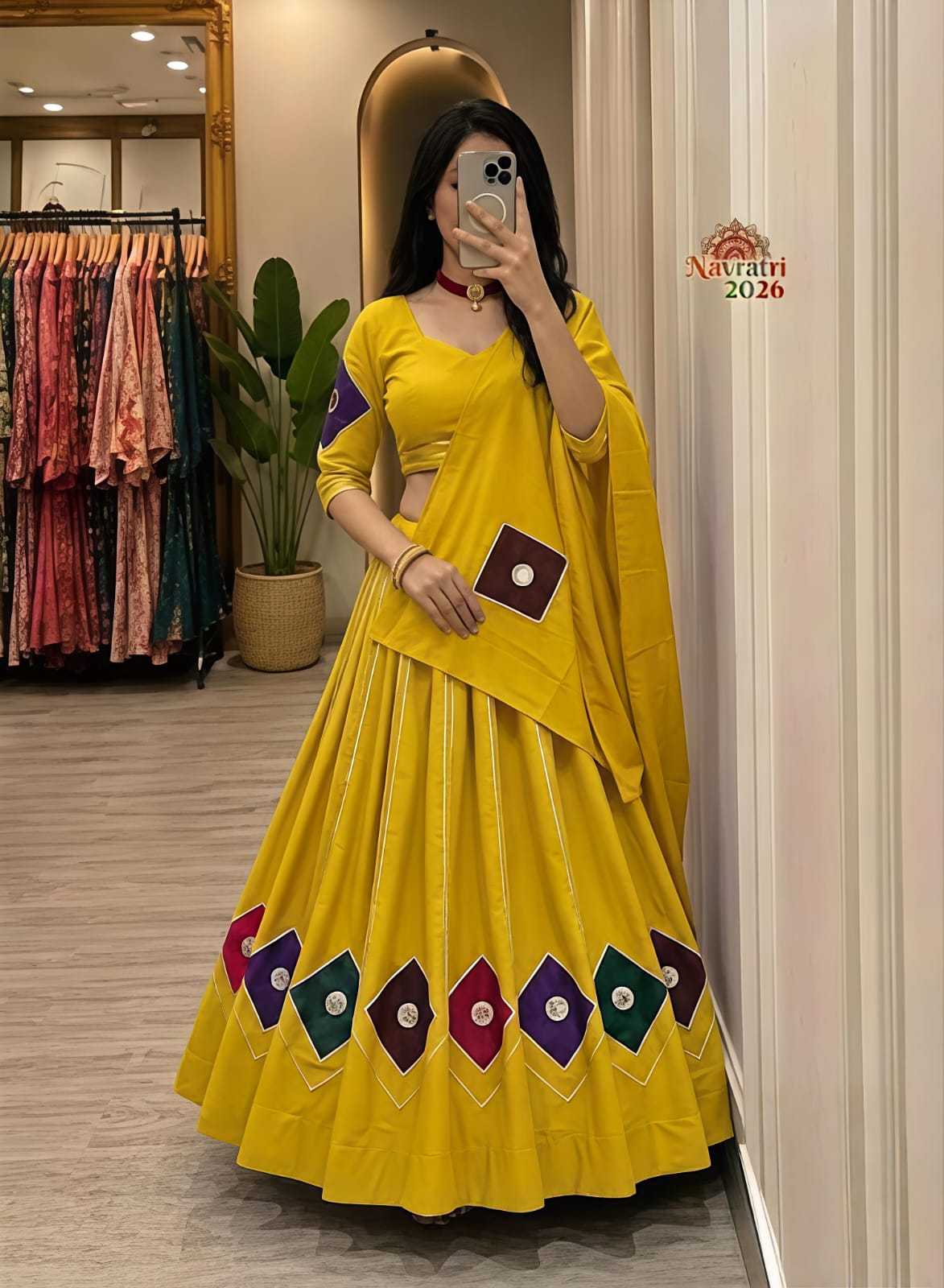 Amrita Heavy Roman Silk Designer Lehenga