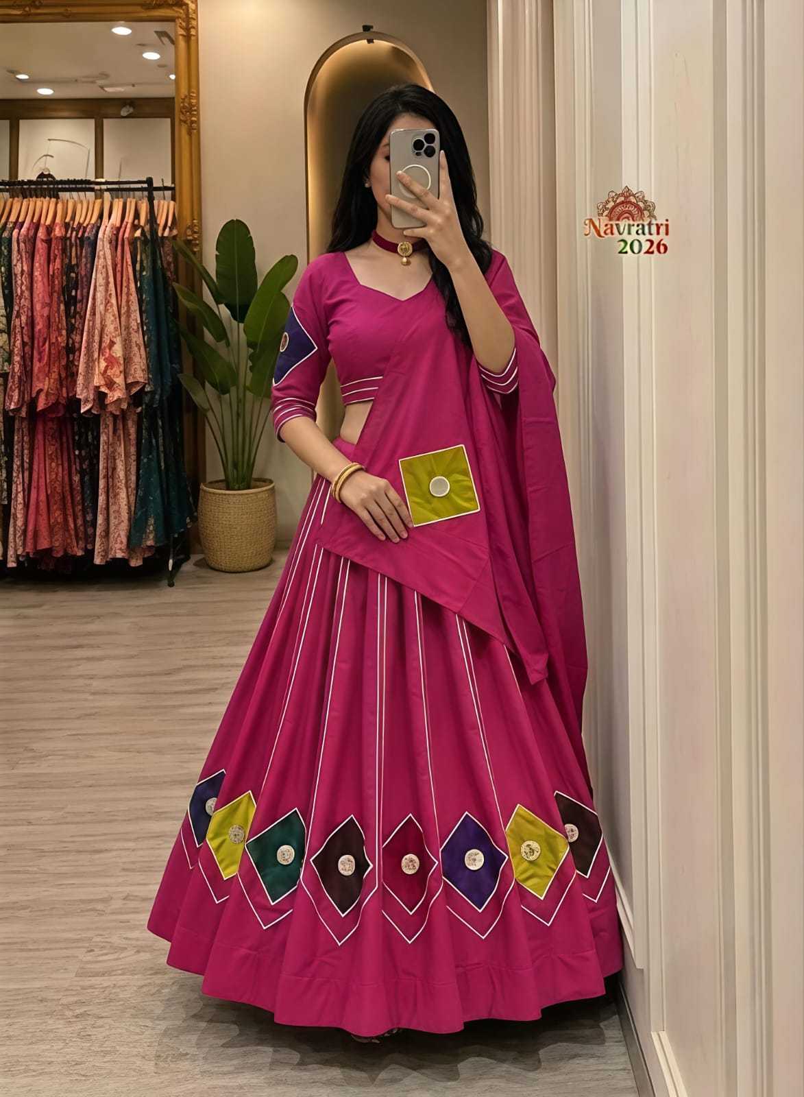 Amrita Heavy Roman Silk Designer Lehenga