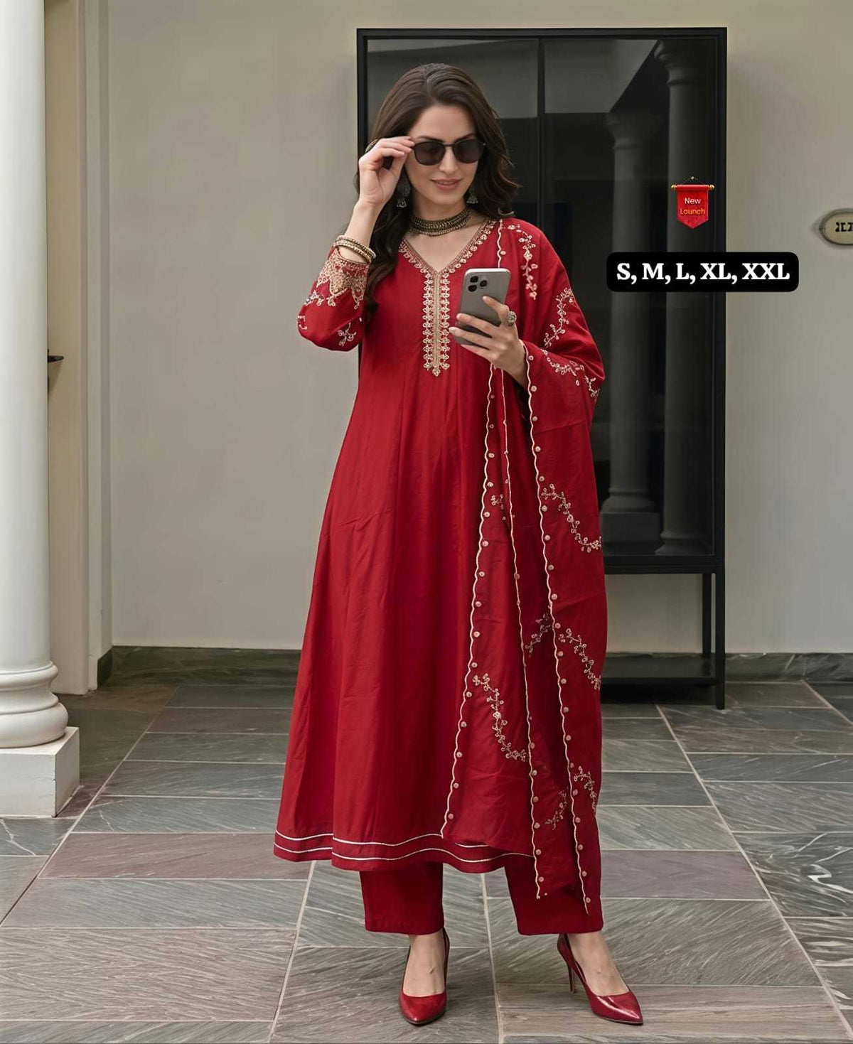 Anahika Vichitra Silk Designer Kurti