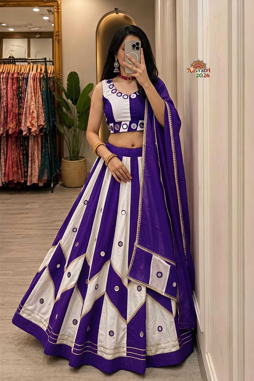 Anahita Heavy Roman Silk Designer Lehenga