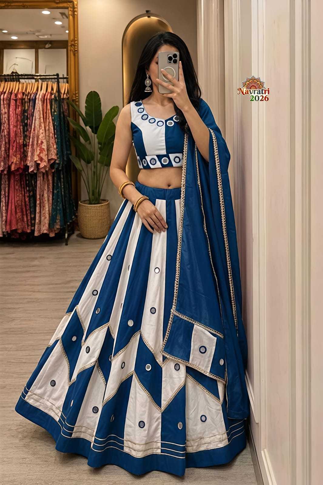 Anahita Heavy Roman Silk Designer Lehenga