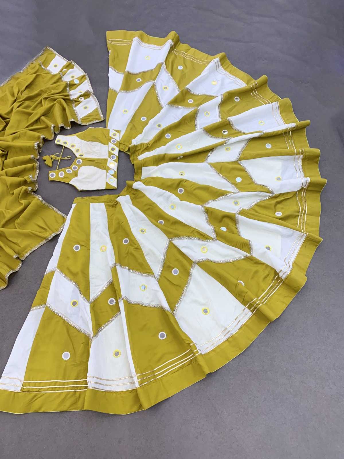 Anahita Heavy Roman Silk Designer Lehenga