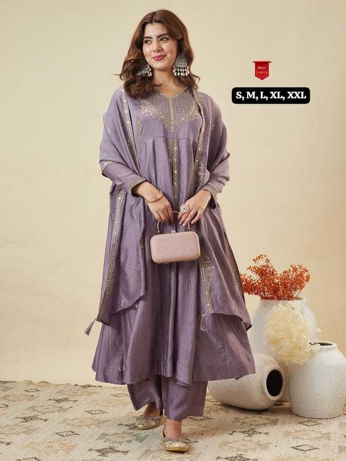 Arivika Vichitra Silk Designer Kurti