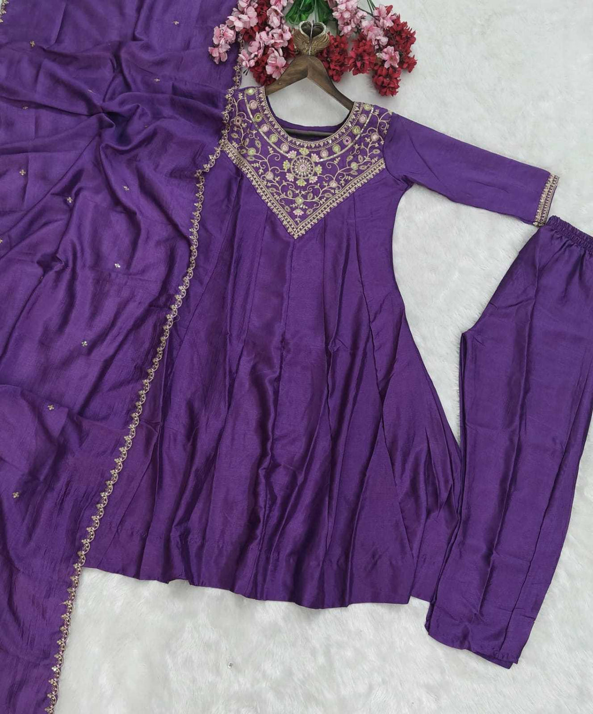 Ashvika Vichitra Silk Designer Kurti