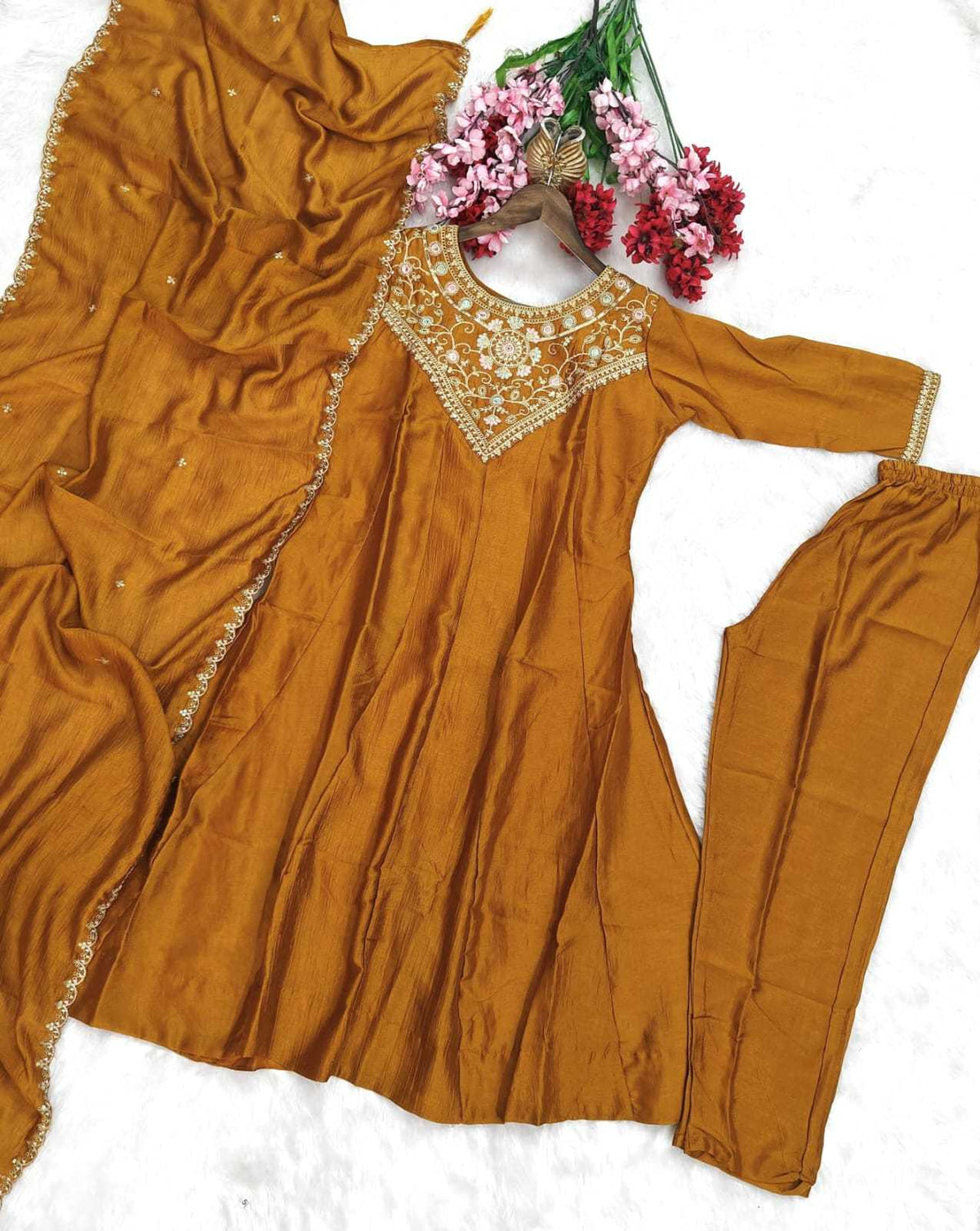 Ashvika Vichitra Silk Designer Kurti