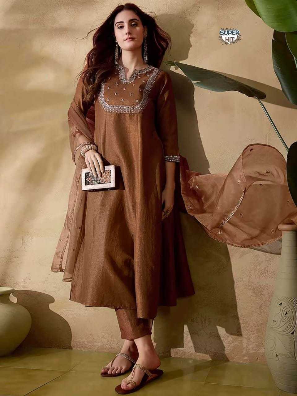 Bhanushika Vichitra Silk Designer Kurti