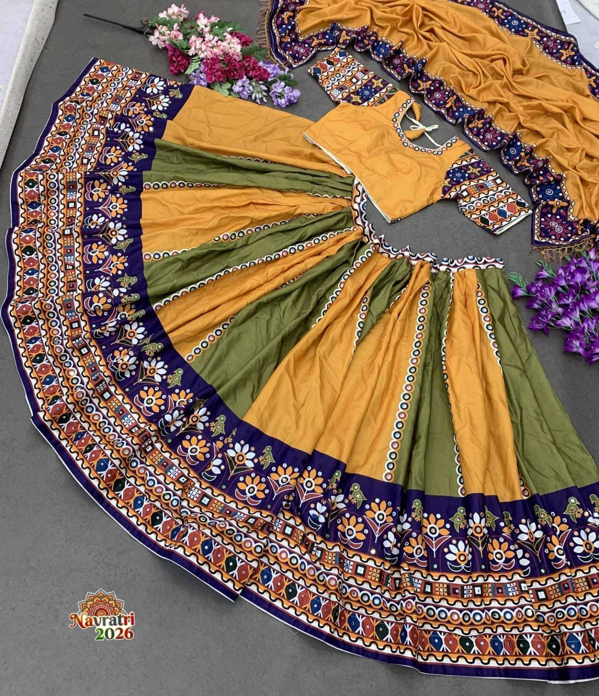 Bhavya Cotton Designer Lehenga
