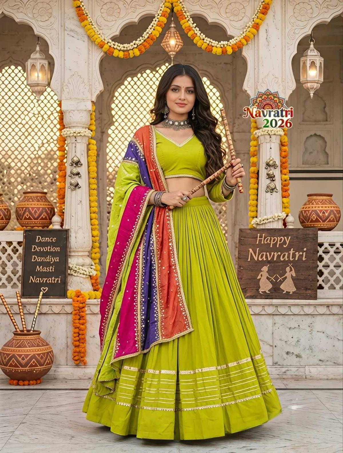 Brinda Rayon Designer Lehenga