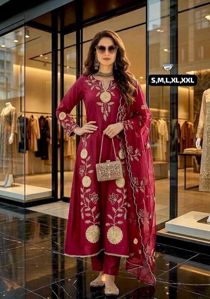 Chanderi Silk Designer Kurti