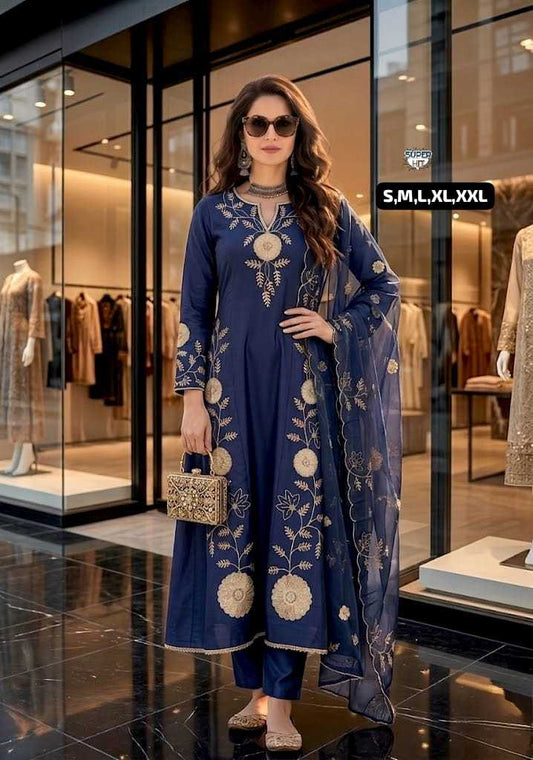 Chanderi Silk Designer Kurti