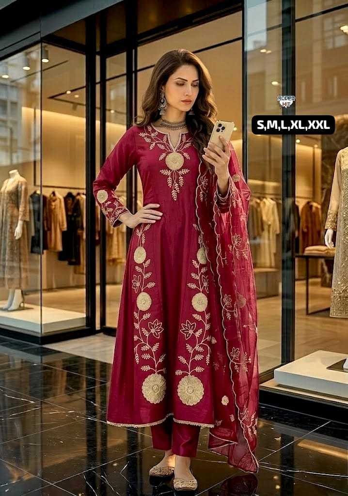 Chanderi Silk Designer Kurti