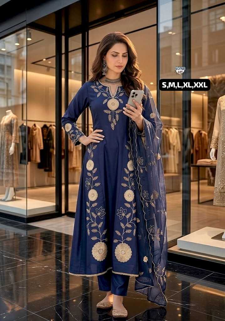 Chanderi Silk Designer Kurti