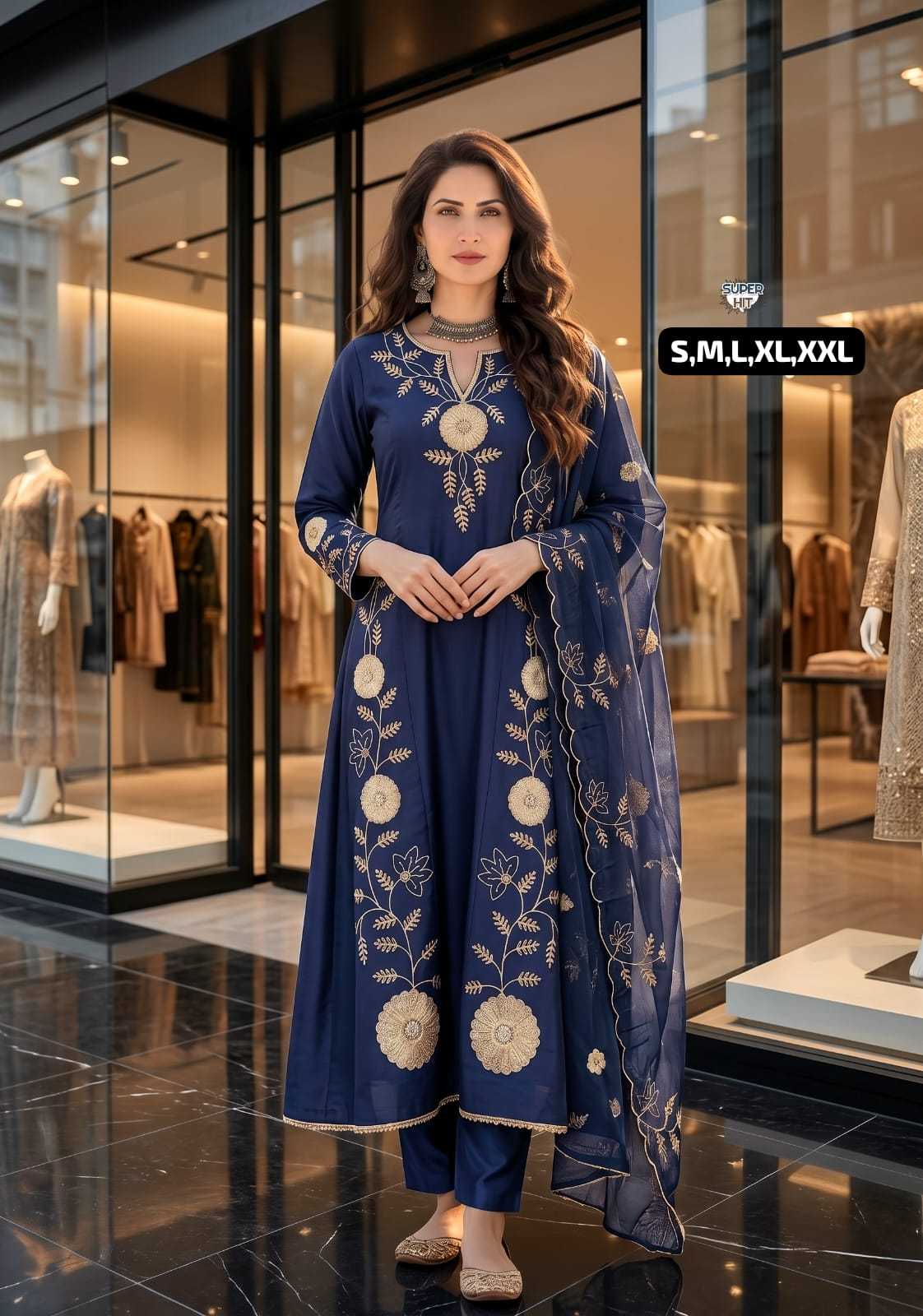 Chanderi Silk Designer Kurti