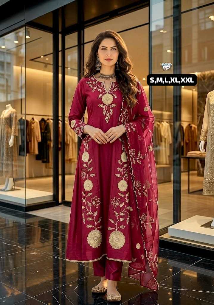 Chanderi Silk Designer Kurti