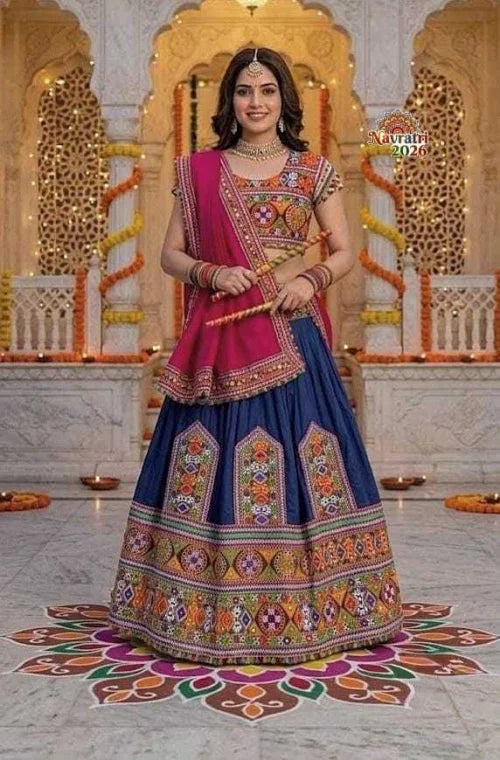 Darwaja Lehnga Pure Cotton Designer Lehenga